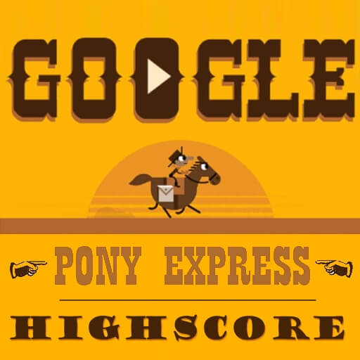Pony Express Doodle Game