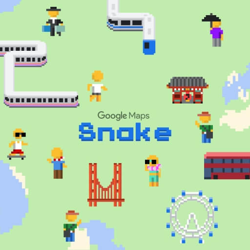 Play Snake on Map